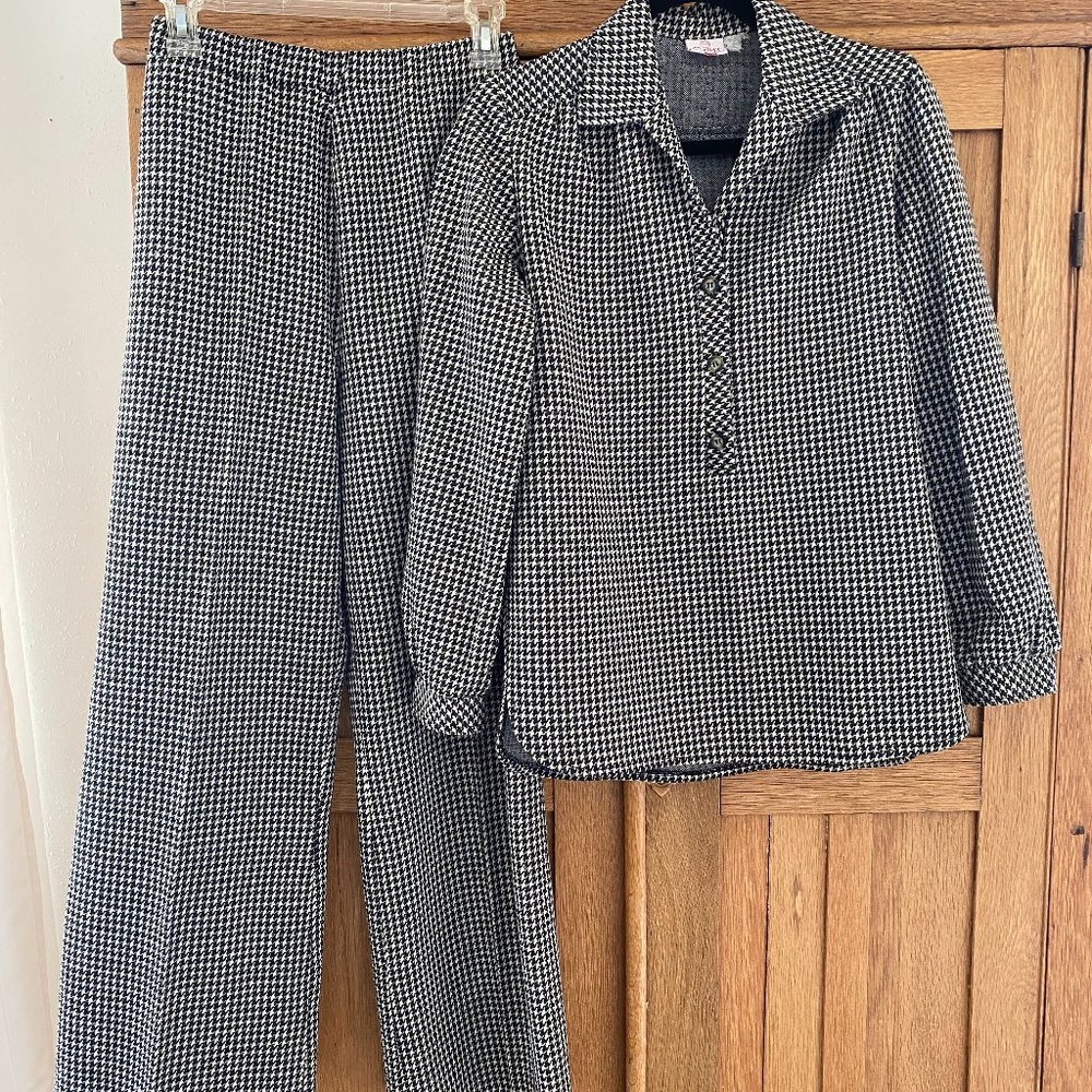 70's Vintage Graff Set - Houndstooth